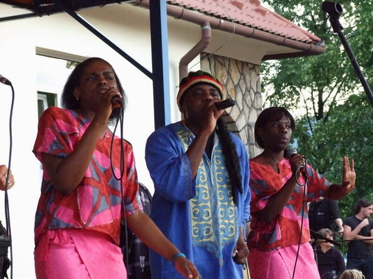Wyst�p zespo�u JAMBO AFRICA, fot. Pawe� Tomera   26.07.2009r. 